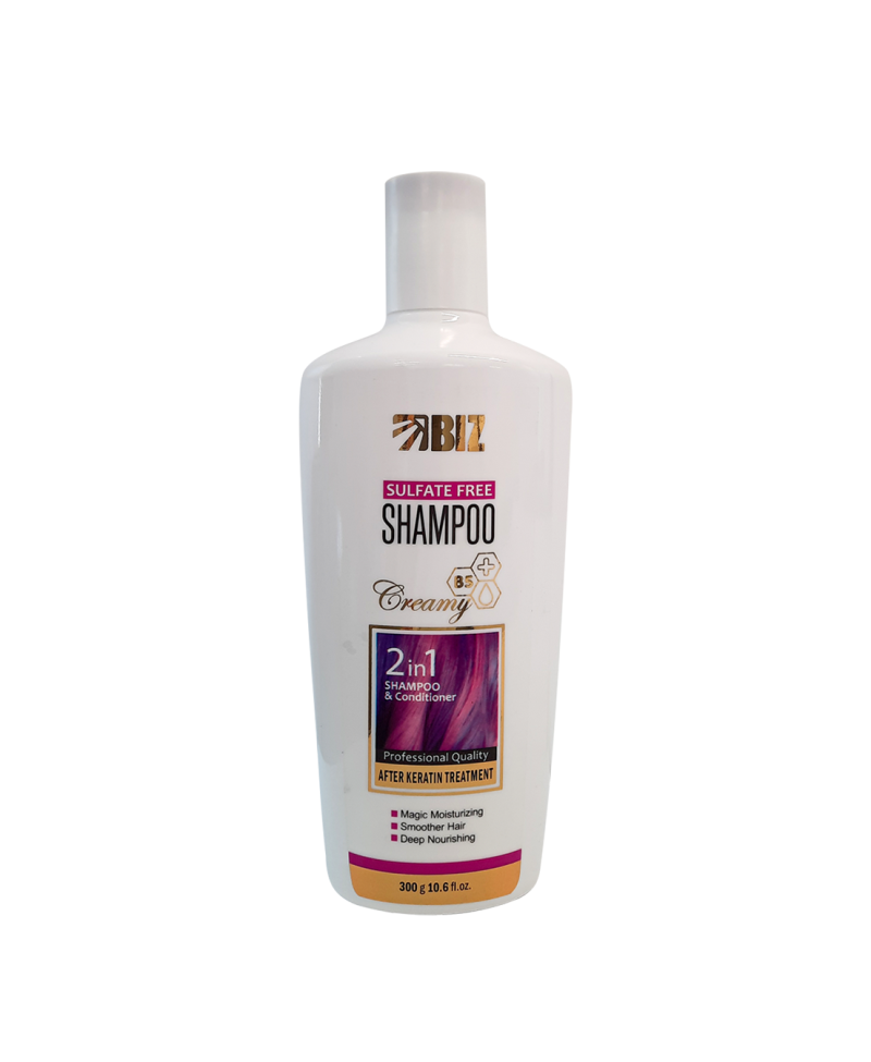 شامپو سولفات فری موهای کراتینه شده